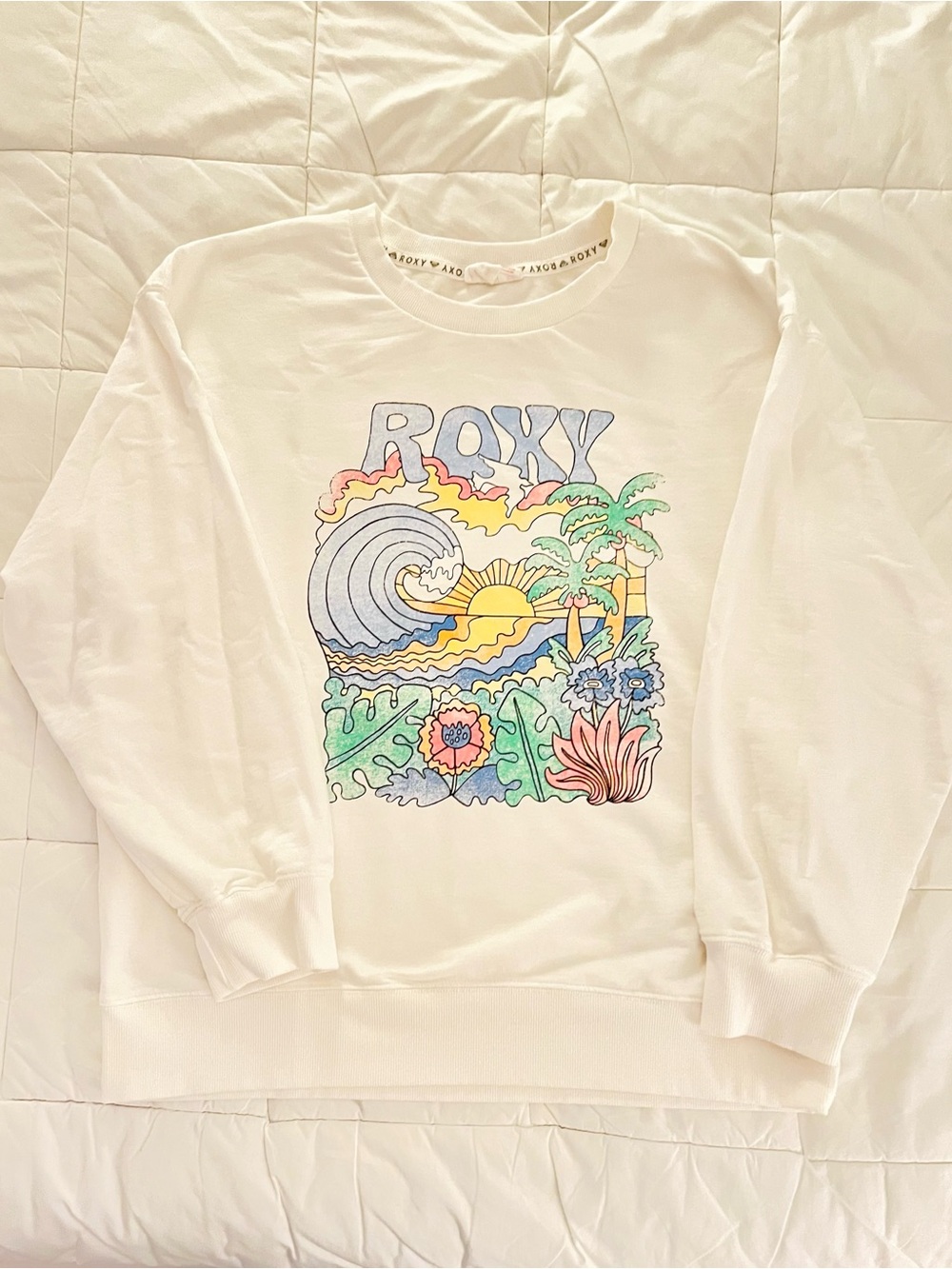 NWOT Roxy Oversized Sweatshirt - Picture 5 of 9